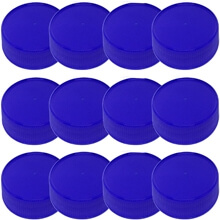 Blue Plastic Regular Mouth Storage Lids